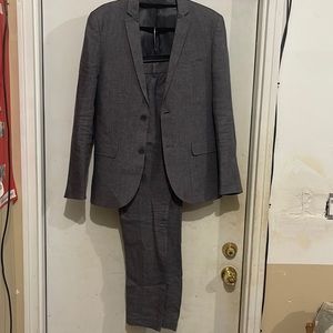H&M Gray Linen Suit